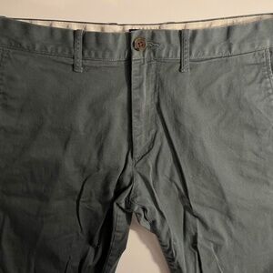 men’s green-grey J.CREW slim flex chino pants [32x34]